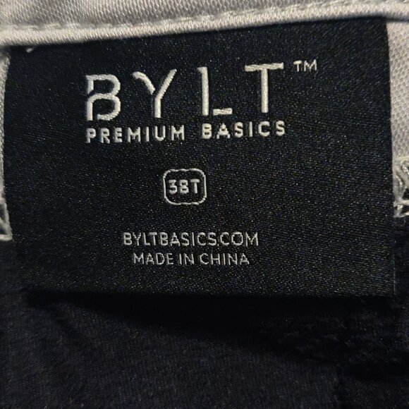Bylt Premium Basics Everyday Pant 2.0 Storm Grey SIZE 38T - Picture 2 of 8